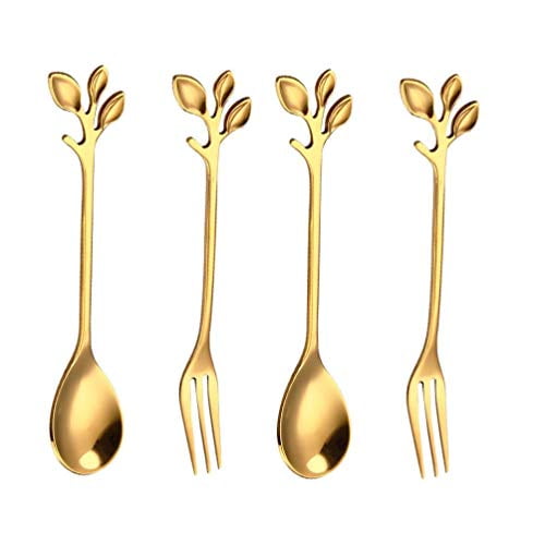 Ice Cream Teaspoons Fruit Fork Coffee Spoons Stainless Steel Dessert Spoon Ca Ice Cream Teaspoons Fruit Fork Coffee Spoons Stainless Steel Dessert Spoon Ca